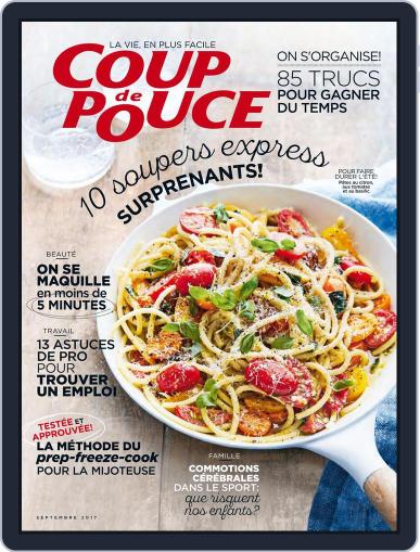 Coup De Pouce September 1st, 2017 Digital Back Issue Cover