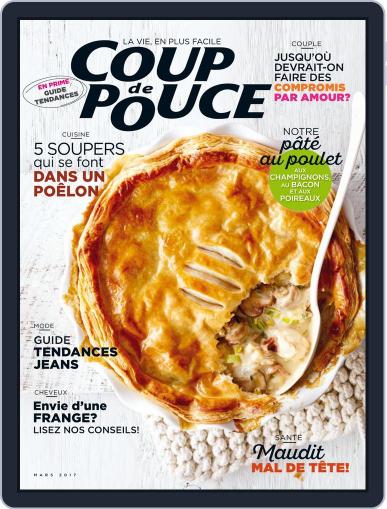 Coup De Pouce March 1st, 2017 Digital Back Issue Cover