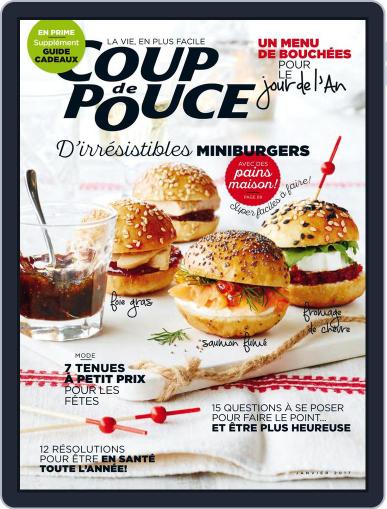 Coup De Pouce January 1st, 2017 Digital Back Issue Cover