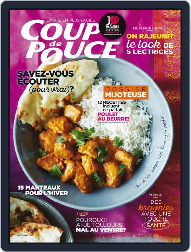 Coup De Pouce September 29th, 2016 Digital Back Issue Cover