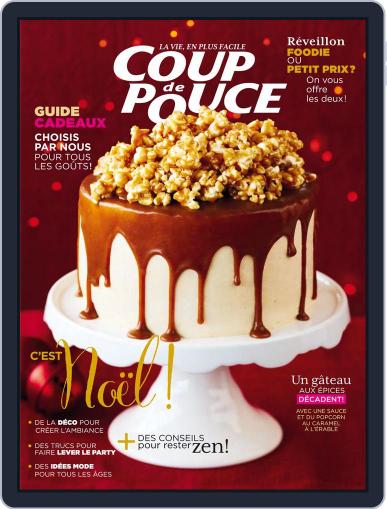 Coup De Pouce December 1st, 2015 Digital Back Issue Cover