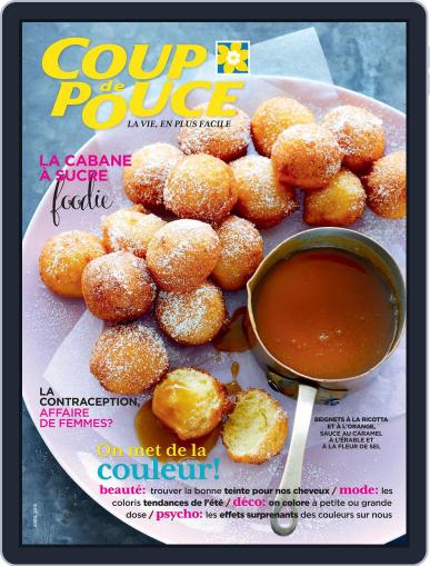 Coup De Pouce April 1st, 2015 Digital Back Issue Cover