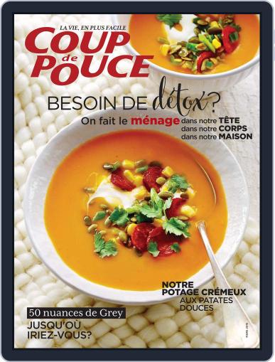 Coup De Pouce March 1st, 2015 Digital Back Issue Cover