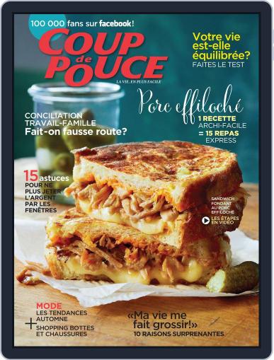 Coup De Pouce September 8th, 2014 Digital Back Issue Cover