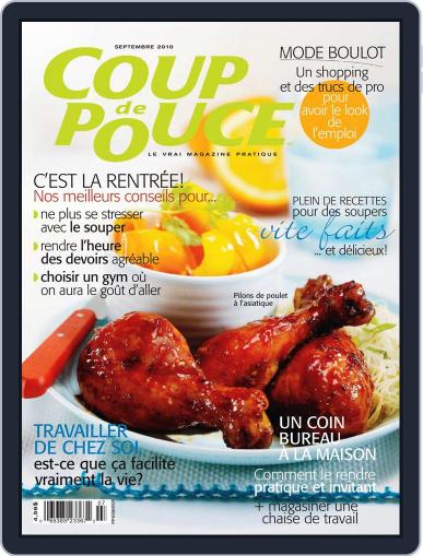 Coup De Pouce August 4th, 2010 Digital Back Issue Cover