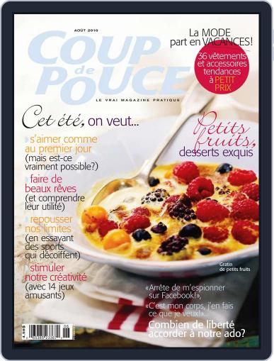 Coup De Pouce July 2nd, 2010 Digital Back Issue Cover