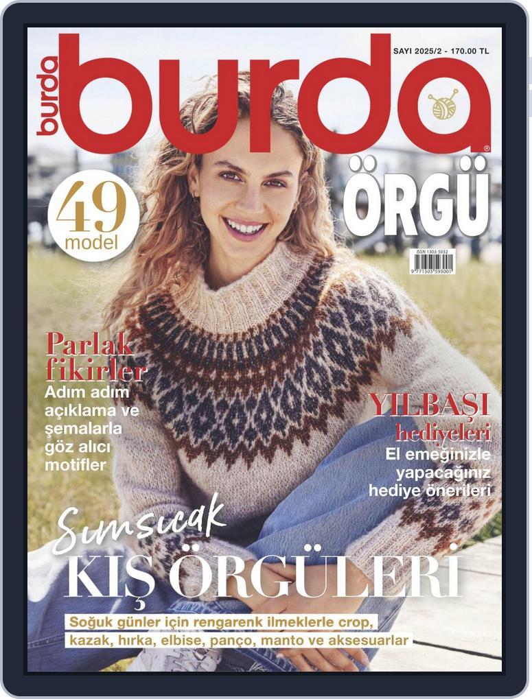 Burda Örgü Digital Back Issue Cover