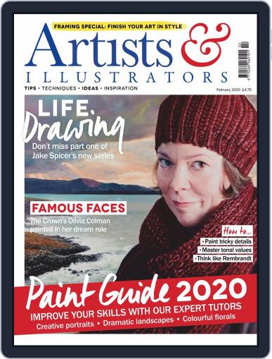Artists & Illustrators February 1st, 2020 Digital Back Issue Cover