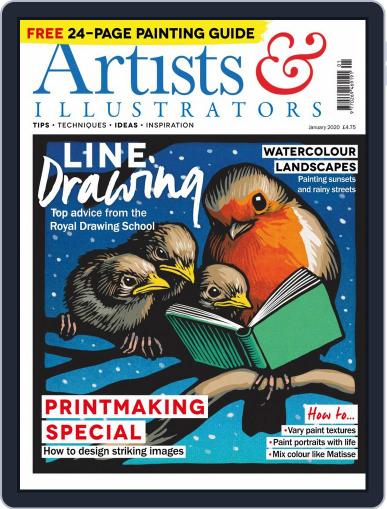 Artists & Illustrators January 1st, 2020 Digital Back Issue Cover