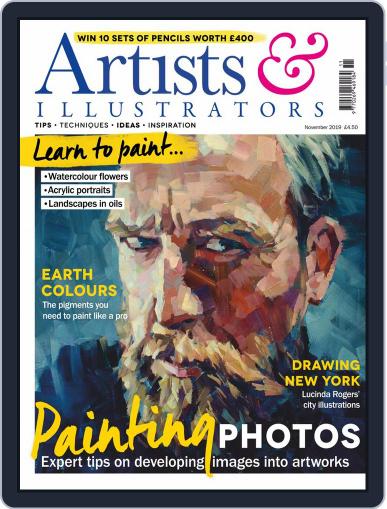 Artists & Illustrators November 1st, 2019 Digital Back Issue Cover