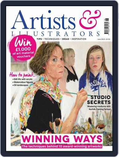 Artists & Illustrators June 1st, 2019 Digital Back Issue Cover