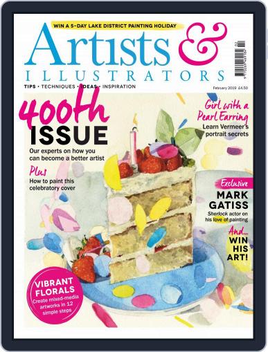 Artists & Illustrators February 1st, 2019 Digital Back Issue Cover