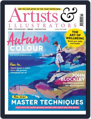 Artists & Illustrators October 1st, 2018 Digital Back Issue Cover