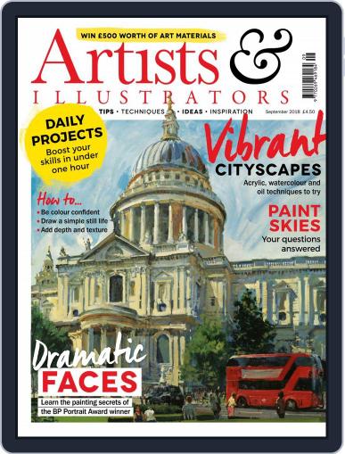 Artists & Illustrators September 1st, 2018 Digital Back Issue Cover