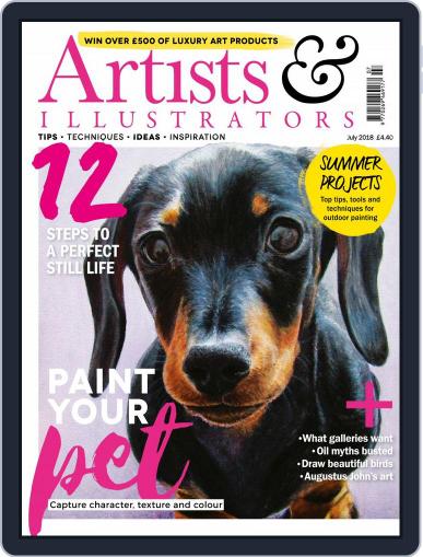 Artists & Illustrators July 1st, 2018 Digital Back Issue Cover