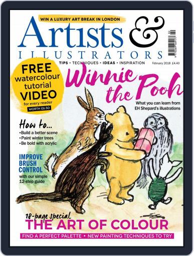 Artists & Illustrators February 1st, 2018 Digital Back Issue Cover