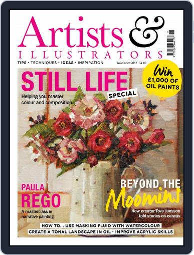 Artists & Illustrators November 1st, 2017 Digital Back Issue Cover