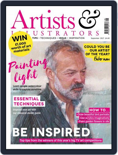 Artists & Illustrators September 1st, 2017 Digital Back Issue Cover