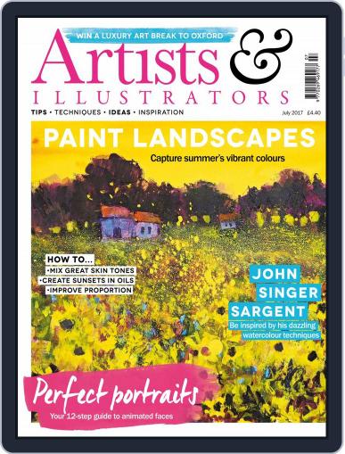 Artists & Illustrators July 1st, 2017 Digital Back Issue Cover