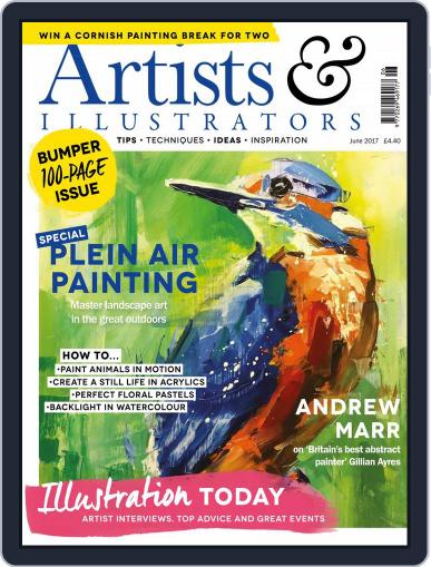 Artists & Illustrators June 1st, 2017 Digital Back Issue Cover