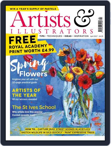 Artists & Illustrators April 1st, 2017 Digital Back Issue Cover