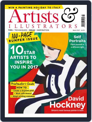 Artists & Illustrators March 1st, 2017 Digital Back Issue Cover