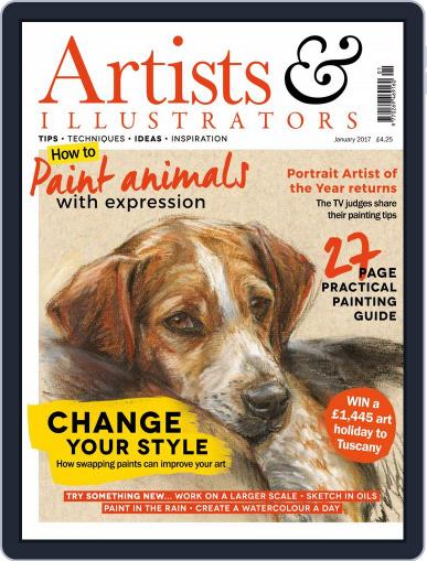 Artists & Illustrators January 1st, 2017 Digital Back Issue Cover