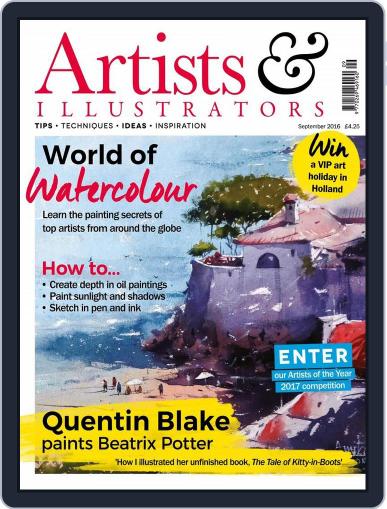 Artists & Illustrators August 11th, 2016 Digital Back Issue Cover