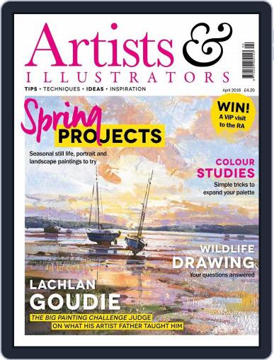 Artists & Illustrators February 26th, 2016 Digital Back Issue Cover