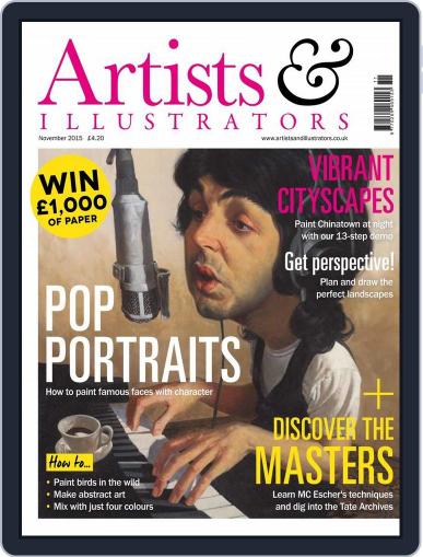 Artists & Illustrators October 8th, 2015 Digital Back Issue Cover
