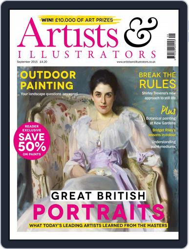 Artists & Illustrators September 1st, 2015 Digital Back Issue Cover