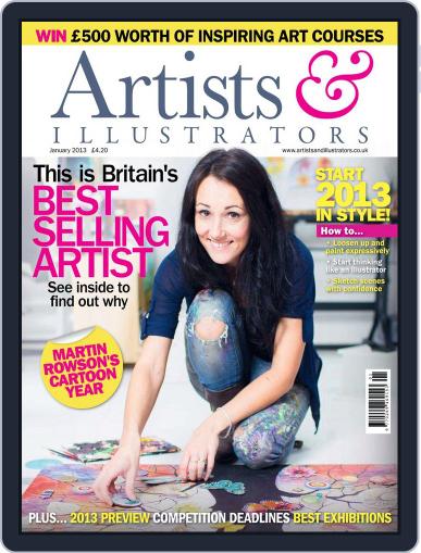 Artists & Illustrators December 5th, 2012 Digital Back Issue Cover