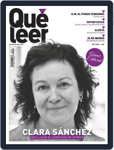 Que Leer March 1st, 2019 Digital Back Issue Cover