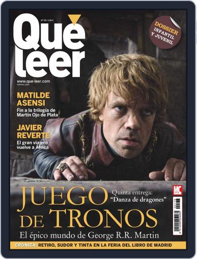 Que Leer July 23rd, 2012 Digital Back Issue Cover