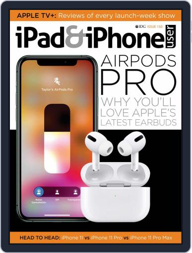 iPad & iPhone User November 1st, 2019 Digital Back Issue Cover