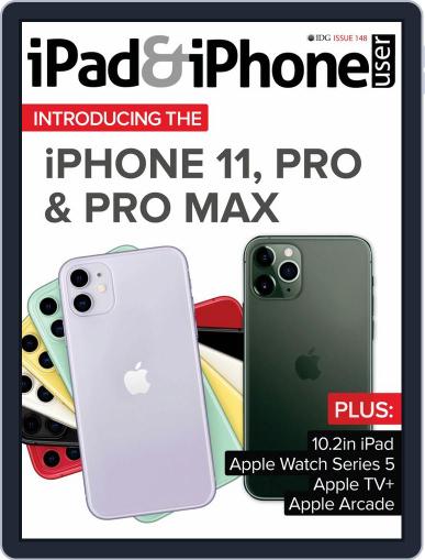 iPad & iPhone User September 1st, 2019 Digital Back Issue Cover
