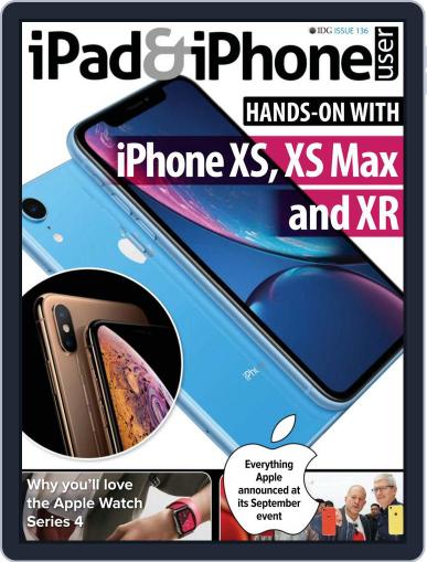 iPad & iPhone User September 1st, 2018 Digital Back Issue Cover