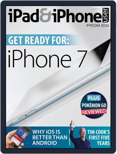 iPad & iPhone User August 1st, 2016 Digital Back Issue Cover