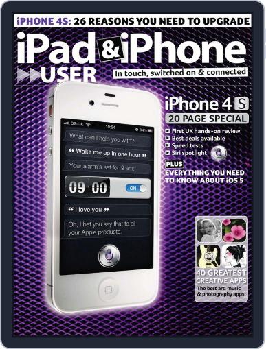 iPad & iPhone User November 2nd, 2011 Digital Back Issue Cover
