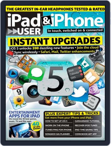 iPad & iPhone User September 27th, 2011 Digital Back Issue Cover