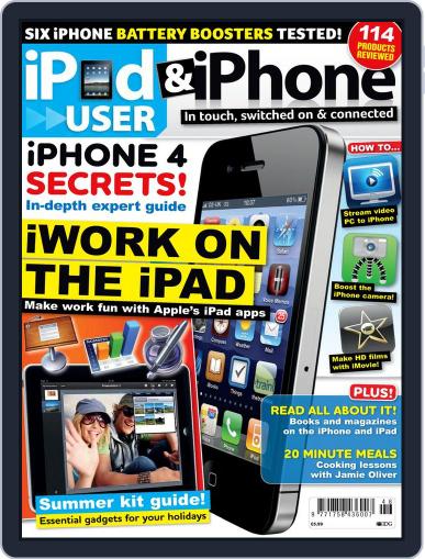 iPad & iPhone User July 29th, 2010 Digital Back Issue Cover