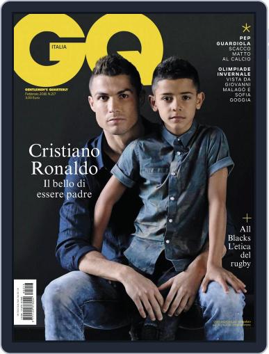 Gq Italia February 1st, 2018 Digital Back Issue Cover