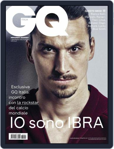 Gq Italia July 12th, 2016 Digital Back Issue Cover