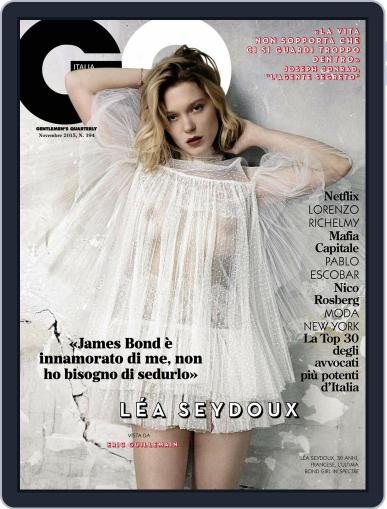 Gq Italia November 1st, 2015 Digital Back Issue Cover