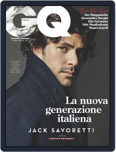 Gq Italia October 1st, 2015 Digital Back Issue Cover