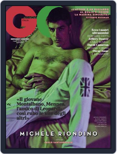 Gq Italia June 17th, 2015 Digital Back Issue Cover