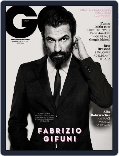 Gq Italia January 14th, 2015 Digital Back Issue Cover