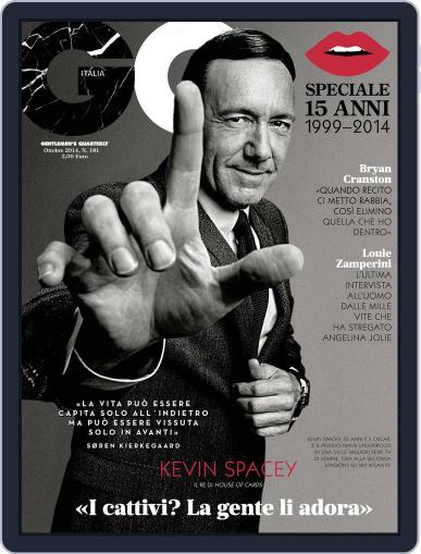 Gq Italia October 10th, 2014 Digital Back Issue Cover