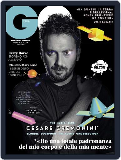 Gq Italia June 27th, 2014 Digital Back Issue Cover
