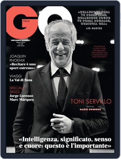 Gq Italia March 11th, 2014 Digital Back Issue Cover